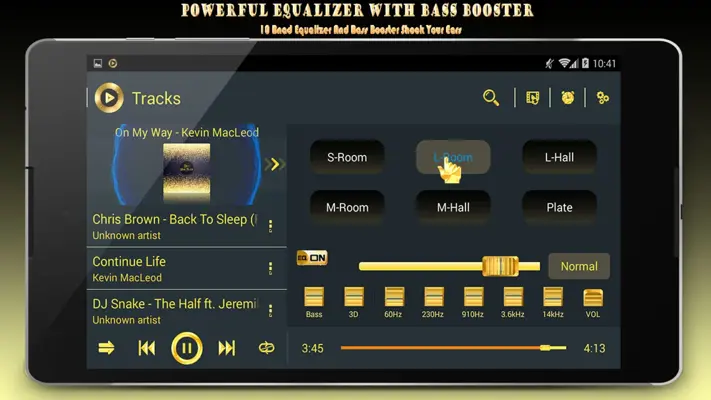 Gold Music Player android App screenshot 0